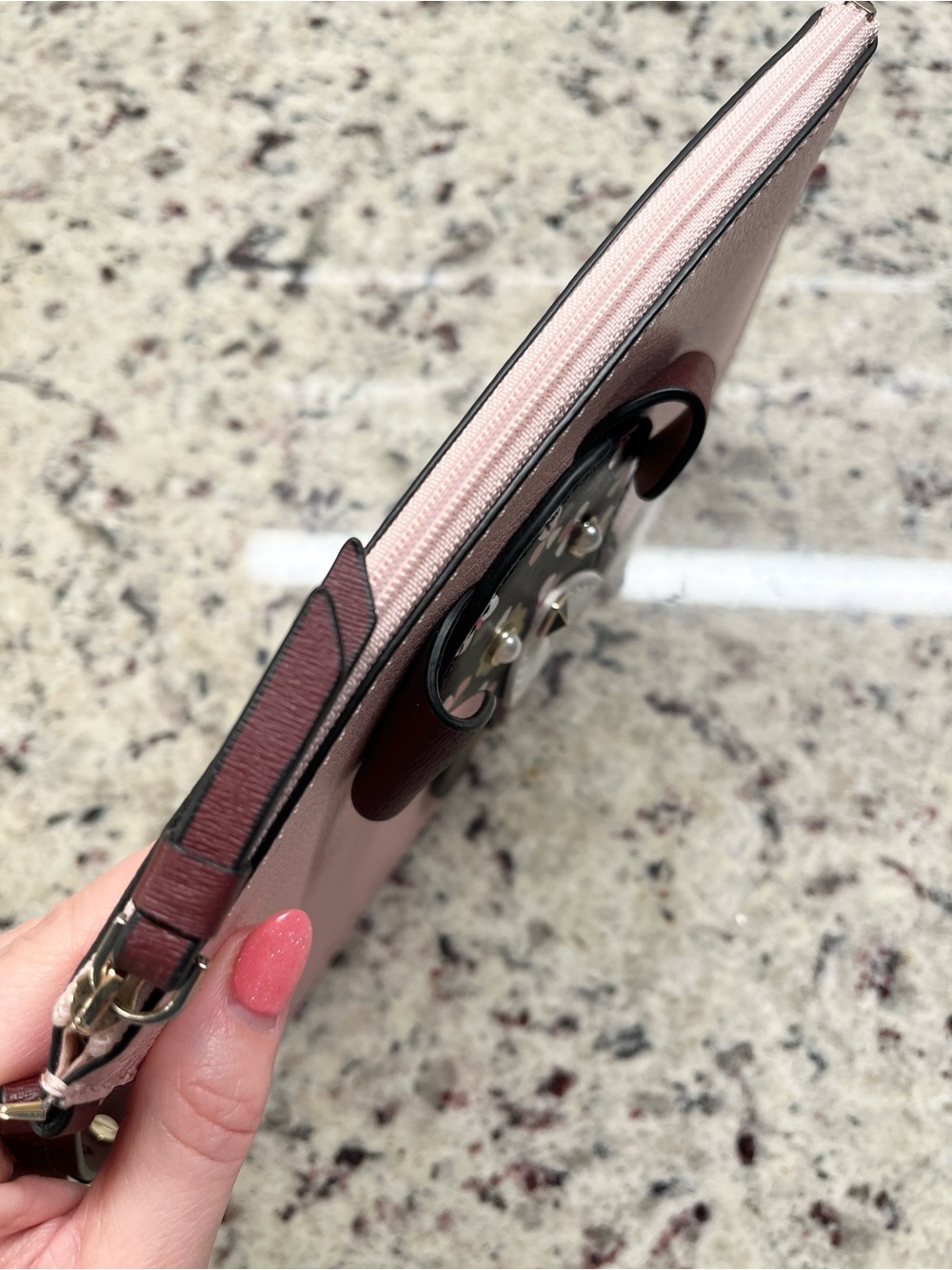 Kate Spade Floral Pup Wristlet NWOT - Picture 7 of 11